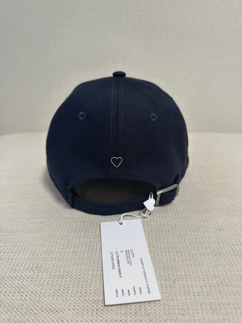 【新品タグ付】BASICKS × New Era ハートキャップ♡ ネイビー×白