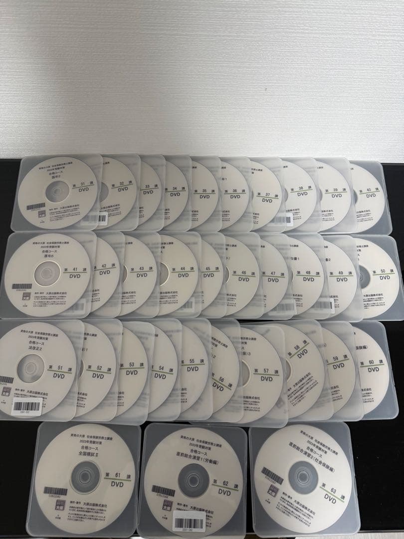 資格の大原【講義DVD付き】2023年社労士合格コース一式　テキスト＆問題集