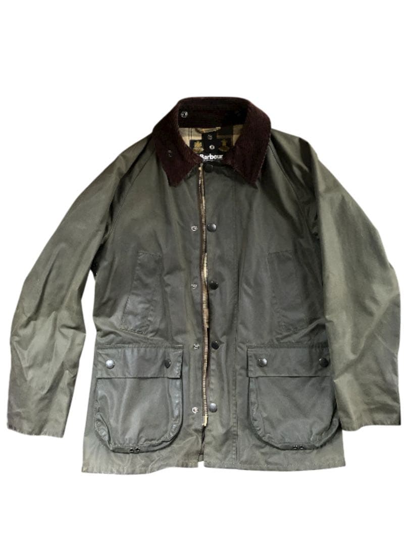 Barbour オリーブジャケット コーデュロイ襟