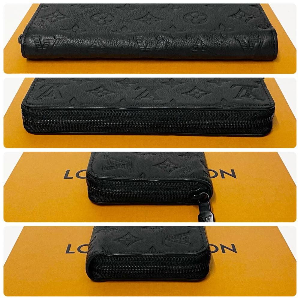 【極上美品】ルイヴィトン モノグラム・シャドウ ジッピー・ホリゾンタル IC搭載