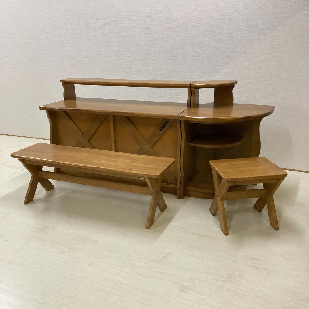 【カリモク】ルスティック　RUSTIC　キッチンカウンター　バーカウンター