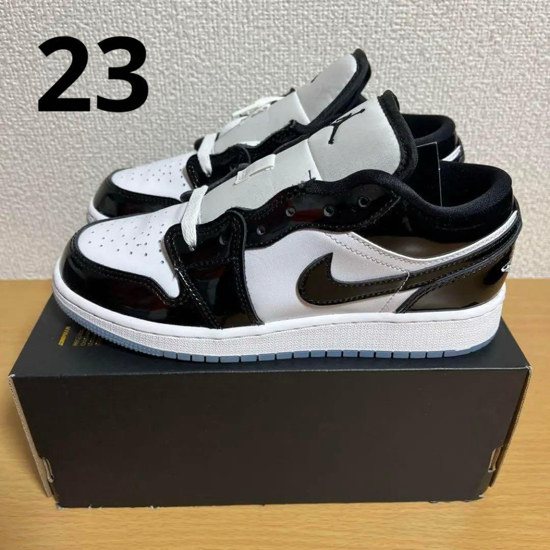 新品 AIR JORDAN 1 LOW SE GS CONCORD 23cm