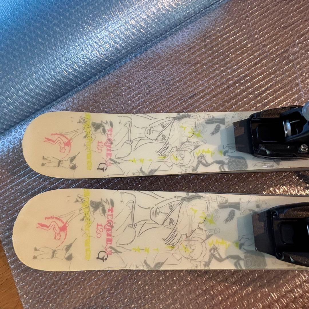 ショートスキー ミッドスキー　キスマーク ツインチップ　工具不要