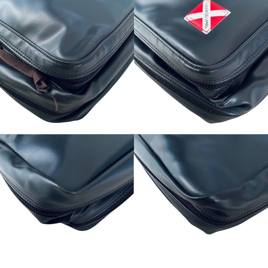 LUGGAGE LABEL ラゲッジレーベル【美品】ライナーショルダーバッグ 赤