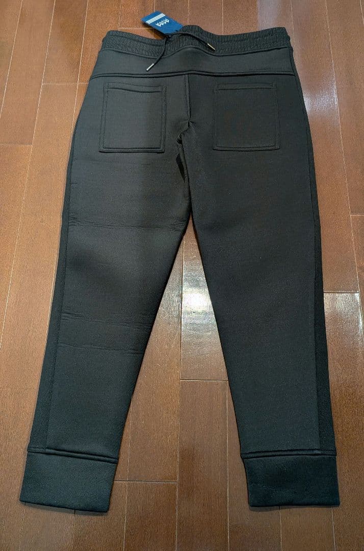 【新品】ムータマリン　ボンディング　リブパンツ ブラック S