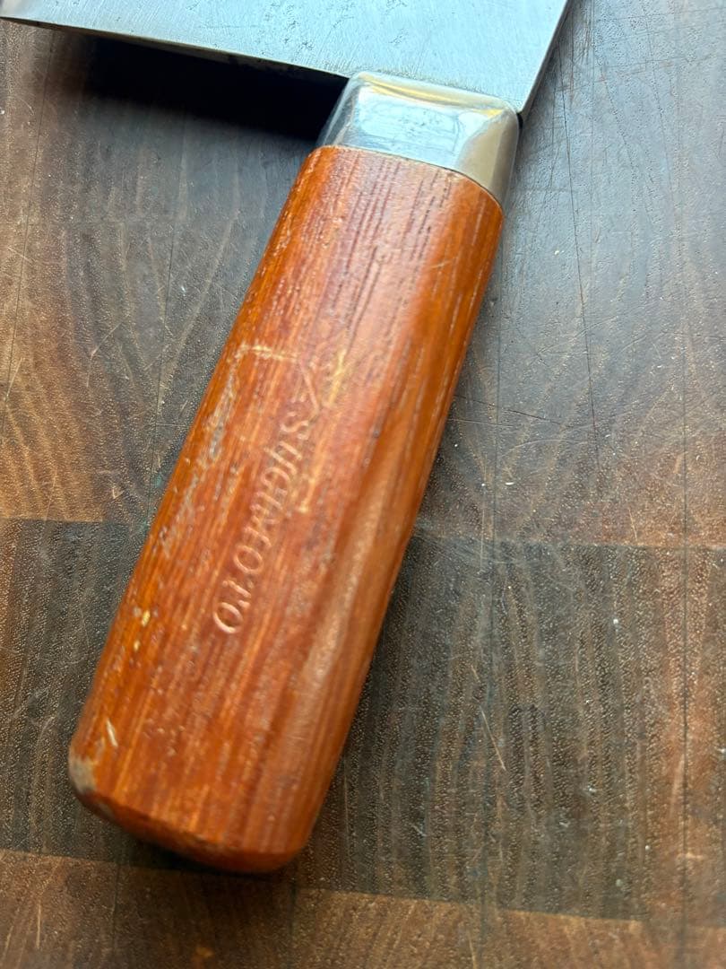 東京　杉本　中華包丁　2号　220mm 包丁　本職　研ぎ済　白鋼