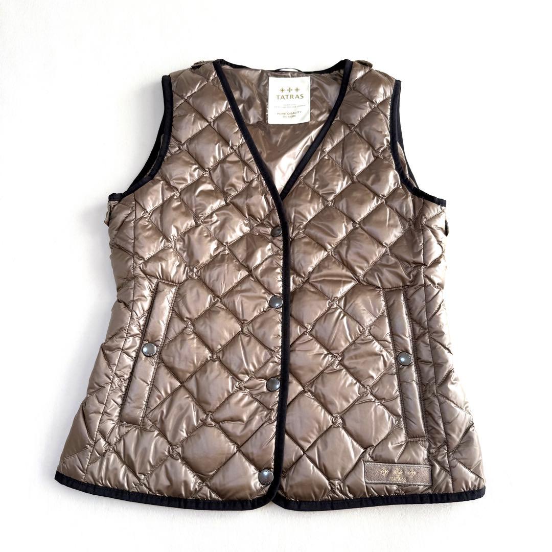 美品✨タトラス✨3wayナイロンコート　ダウンライナー　ブラウン　サイズM