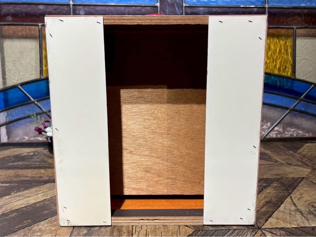 小引き出し 昭和レトロ レトロポップ インテリア 小物入れ 赤 白 当時物