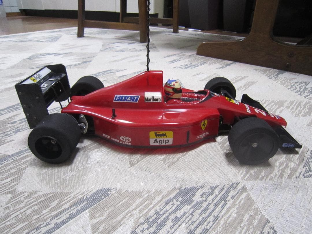 完全動作品 F1 タミヤ N.マンセル 1/10 フェラーリ F189 後期型