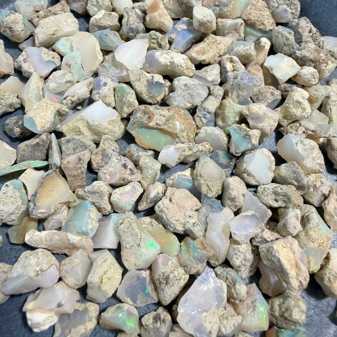 【天然エチオピア産オパール 原石 お楽しみ詰め合わせセット 約50g】Z-010