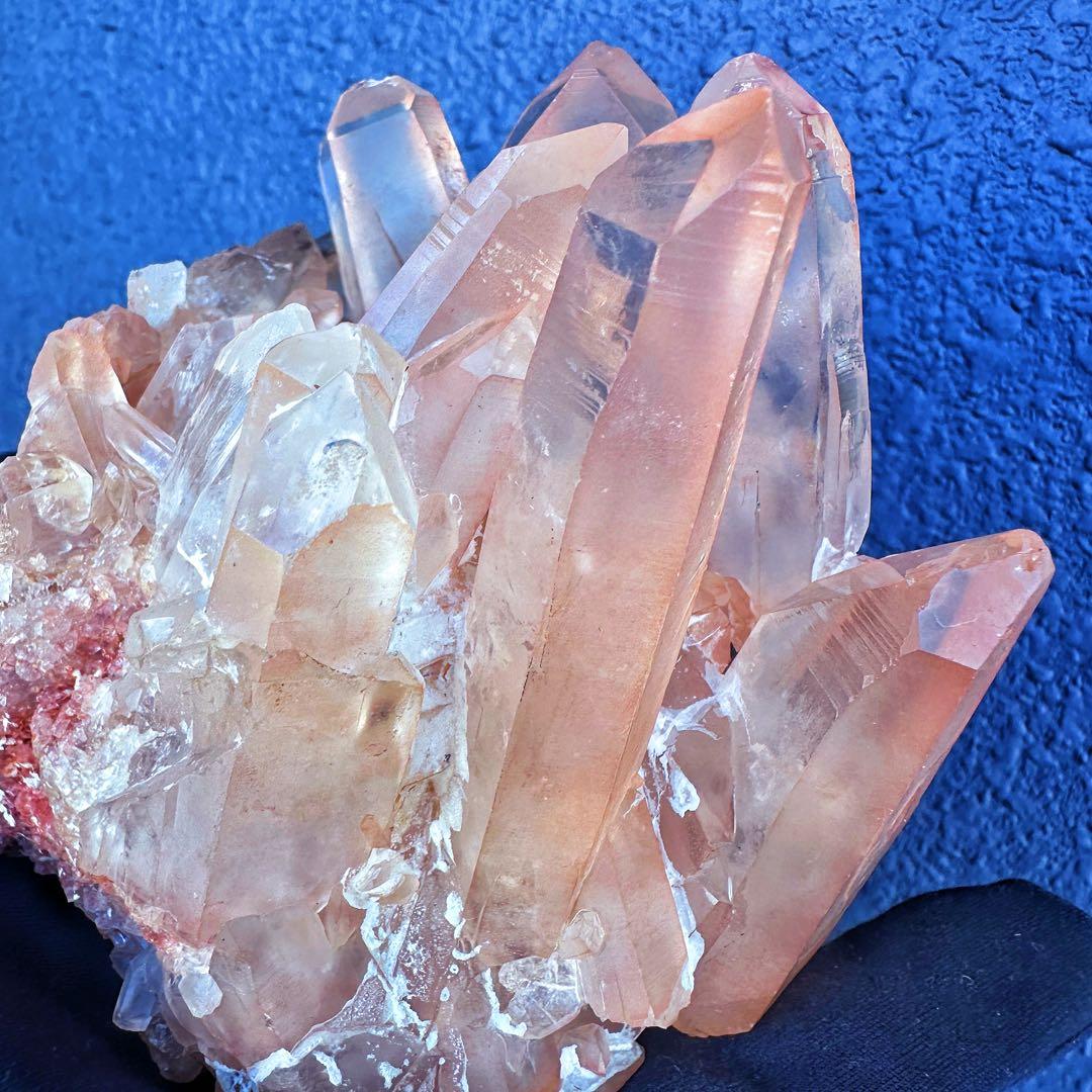 爆アレ❗️高品質❗浄化❗️超強いパワー ピンク♡ヒマラヤ クラスター天然石A1322