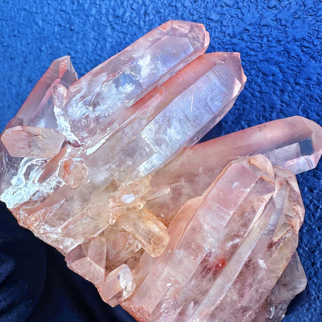 爆アレ❗️高品質❗浄化❗️超強いパワー ピンク♡ヒマラヤ クラスター天然石A1322