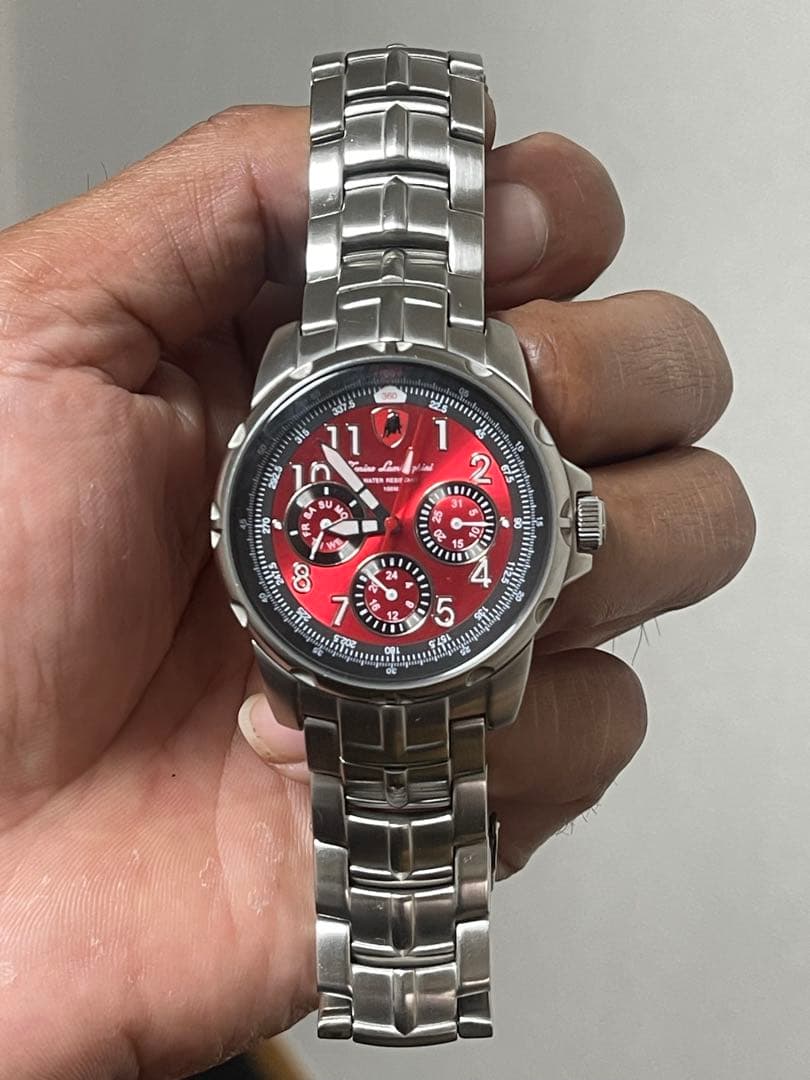 Lamborghini メンズ ウォッチ レッド