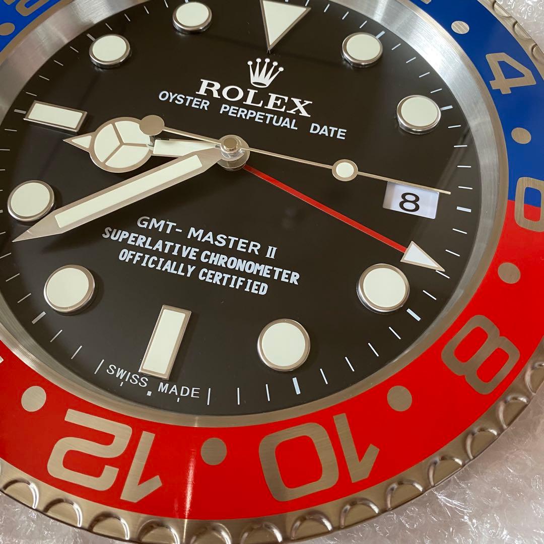 新品 海外販促品 GMTマスターII　ペプシ　ロレックス　掛け時計