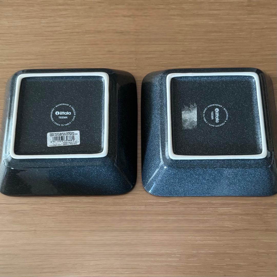 イッタラ ティーマ スクエア　ドッテドグレー　廃盤品 未使用