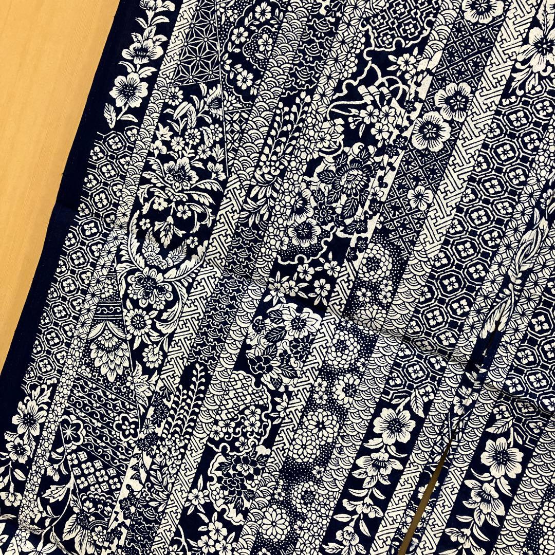 藍染 暖簾❣️本当に良い物をお探しの方❣️藍染工芸士『鈴木松男』作❣️長板藍染 ⑨-1