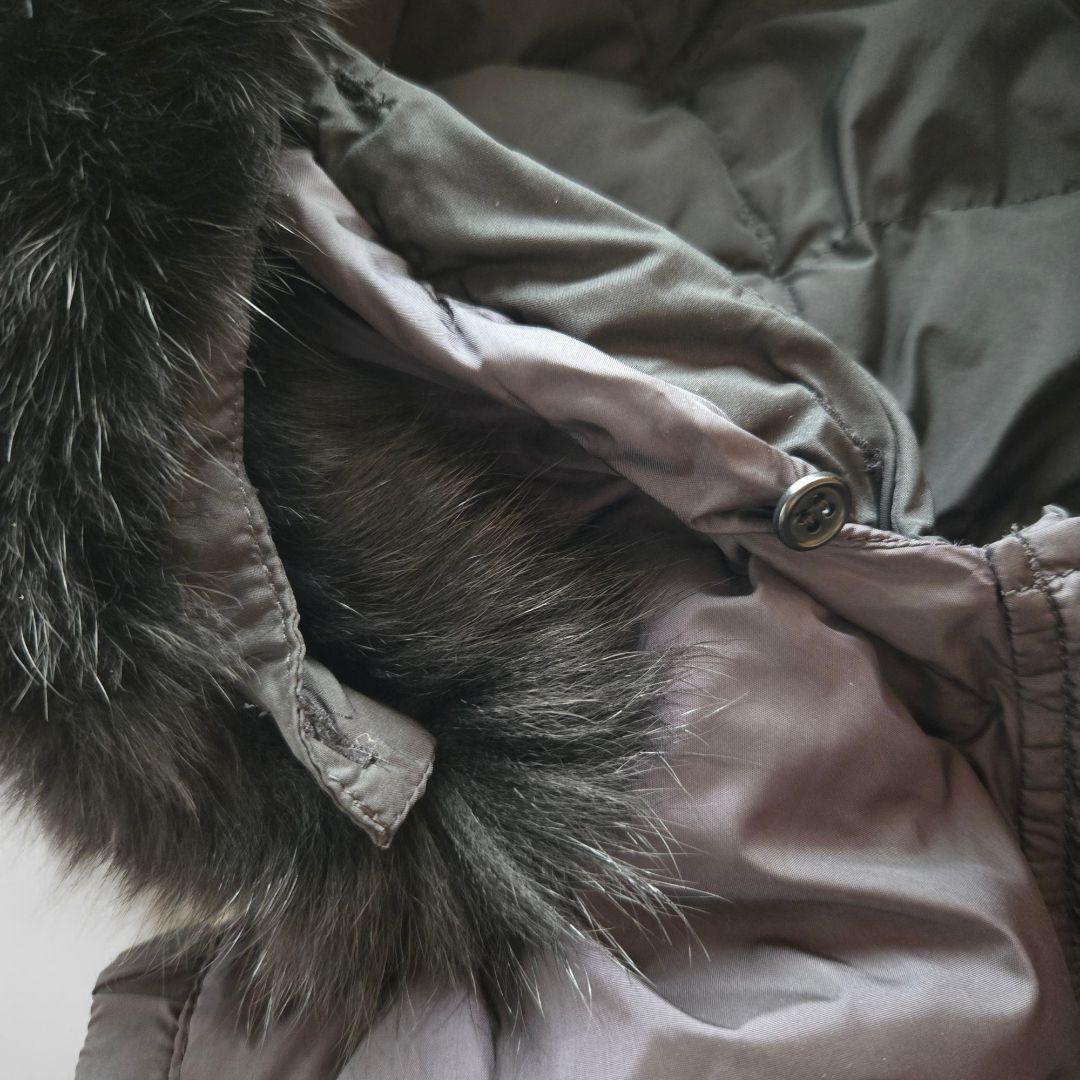 S Max Mara フォックスファー リバーシブルダウンベスト