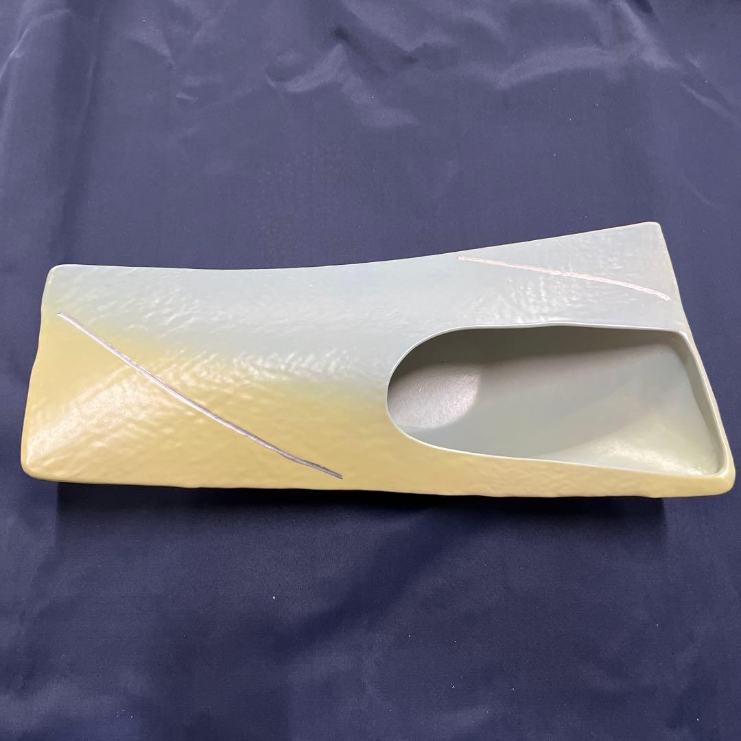 舟形 花器 生け花 草月 池坊 自由花 2通り使い