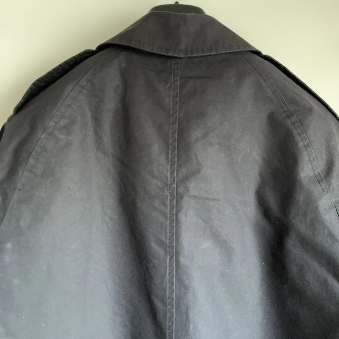 MICHAEL TAPIA マイケルタピアステンカラーコートネイビーSサイズ