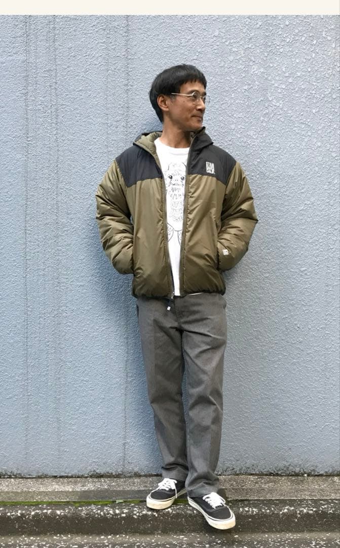 スタンダードカリフォルニア リバーシブルダウンジャケット スタカリ 黒 XL