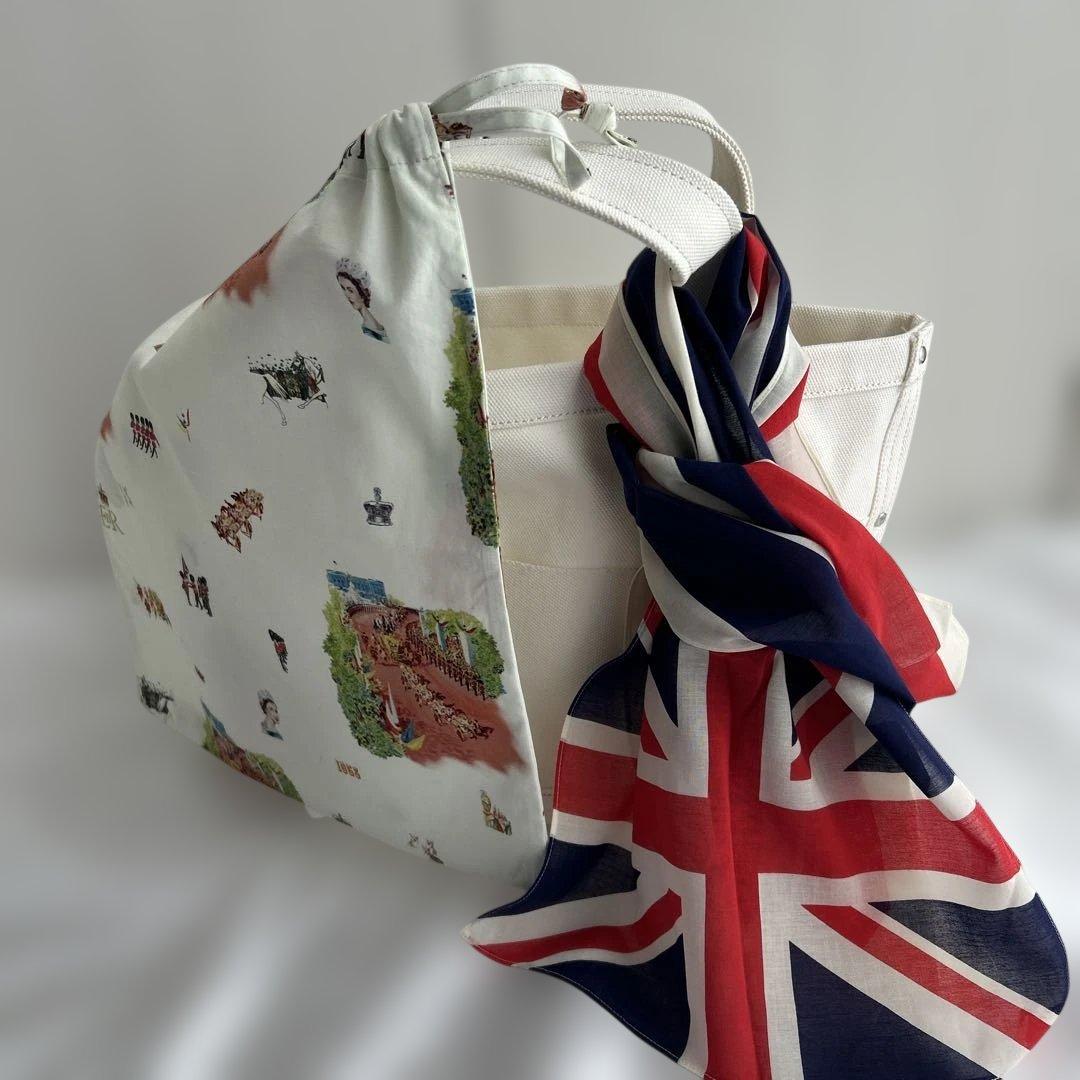 オールドマンズテーラー　ブリティッシュ　巾着袋とスカーフ2点セット