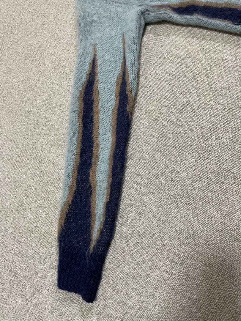 【Needles】モヘアカーディガン フレイム柄 Sサイズ