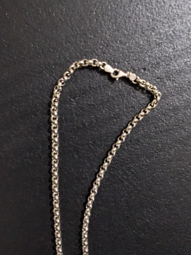 Shin's SCULPTURE & BIG HAND リングネックレス