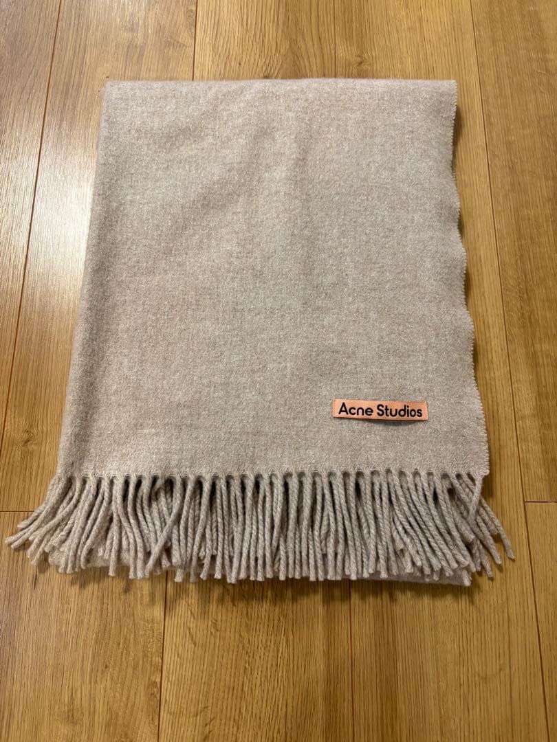 【美品】アクネストゥディオス マフラー オートミール Acne Studios