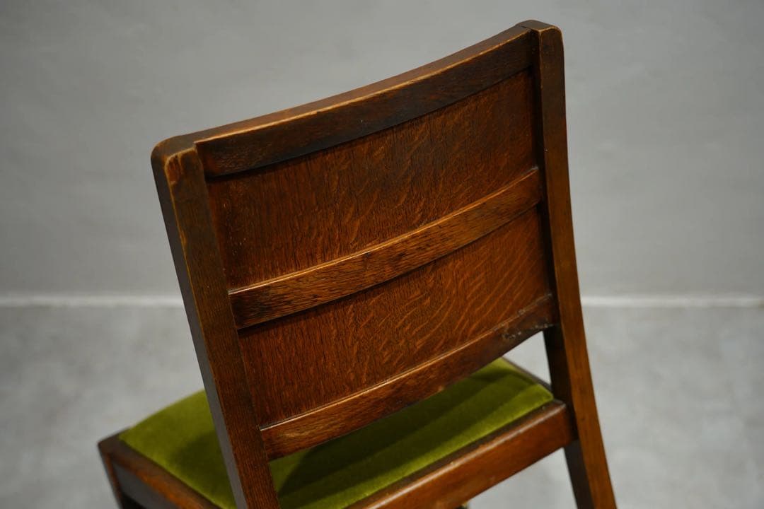 イギリスアンティーク　ダイニングチェア1930年代 オーク材　椅子