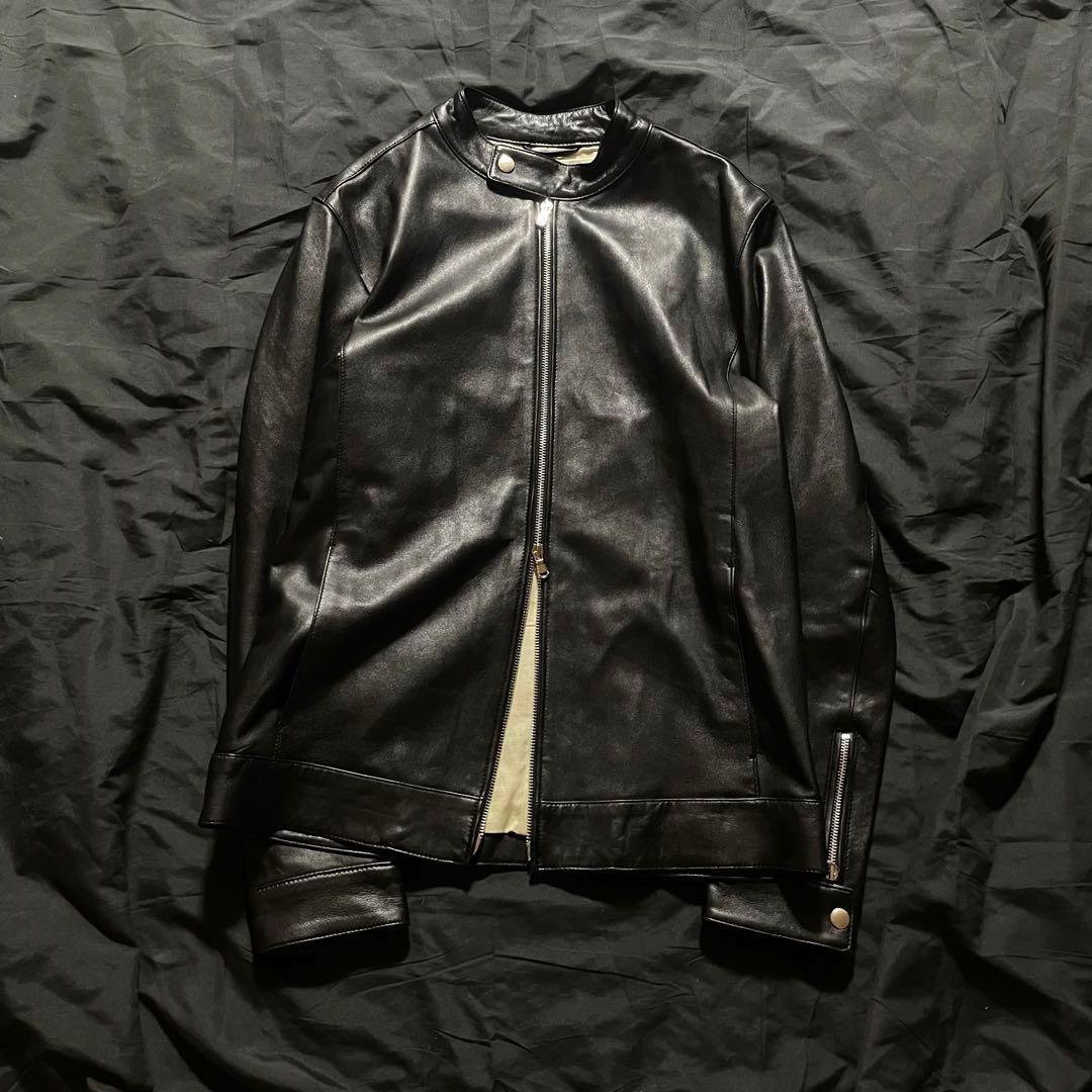 00s シングル ダブルジップ ライダースジャケット y2k 平成 お兄系