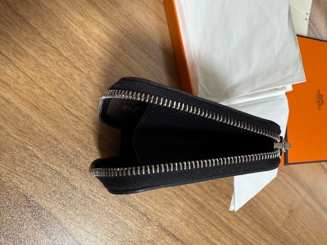 新品同様 激レア HERMES アザップコンパクト オールレザー カードケース