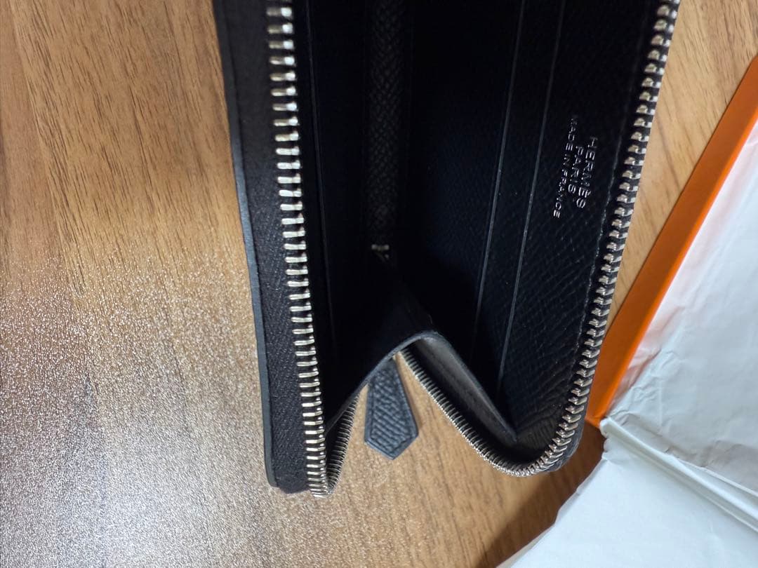 新品同様 激レア HERMES アザップコンパクト オールレザー カードケース