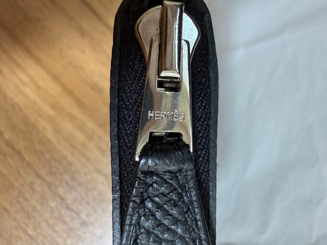 新品同様 激レア HERMES アザップコンパクト オールレザー カードケース