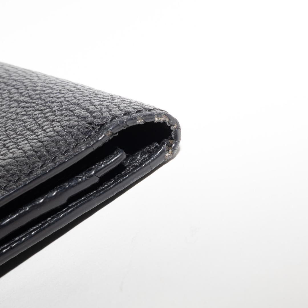 エルメス ベアンスフレ P刻印 ブラック レザーウォレット