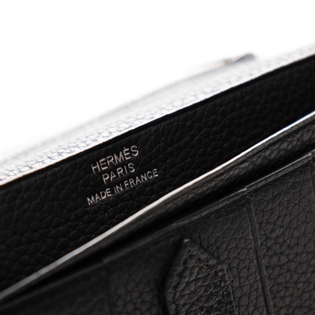 エルメス ベアンスフレ P刻印 ブラック レザーウォレット