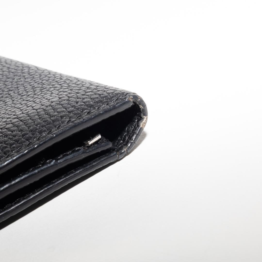 エルメス ベアンスフレ P刻印 ブラック レザーウォレット
