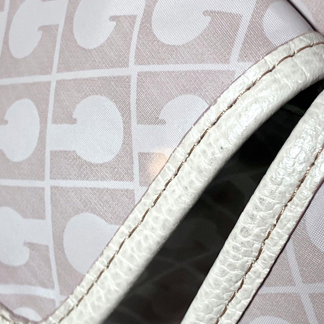 ゲラルディーニ ソフティ トートバッグ ハンド 総柄 ダブルポケット ピンク系