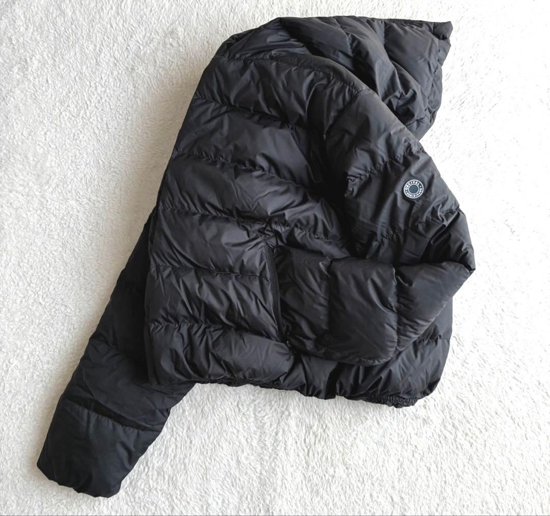 美品 オーシバル Bshop フード付き ダウンジャケット 24AW 黒