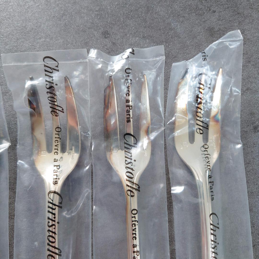 クリストフル ポンパドール ケーキフォーク 未開封 6点