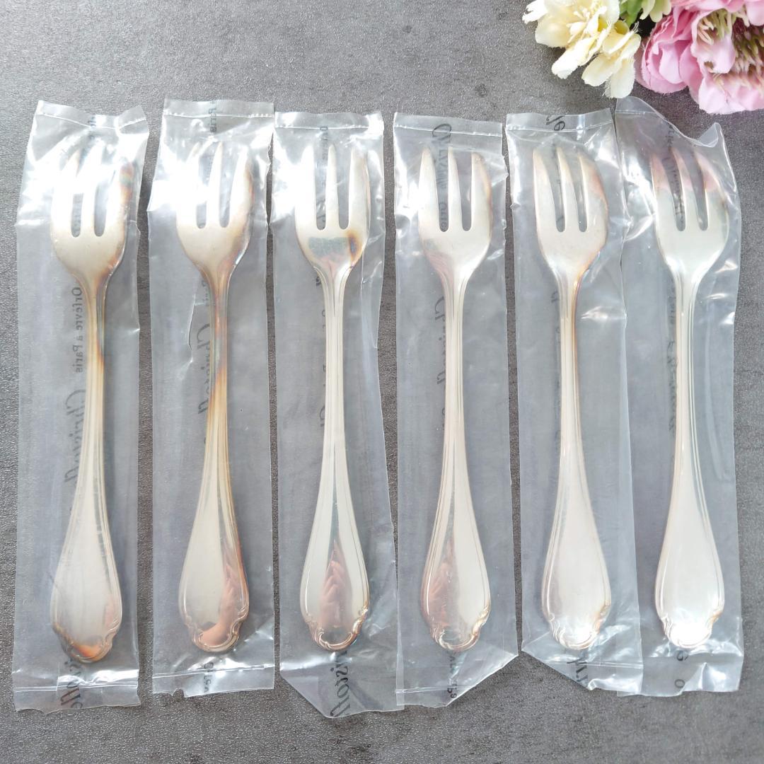 クリストフル ポンパドール ケーキフォーク 未開封 6点