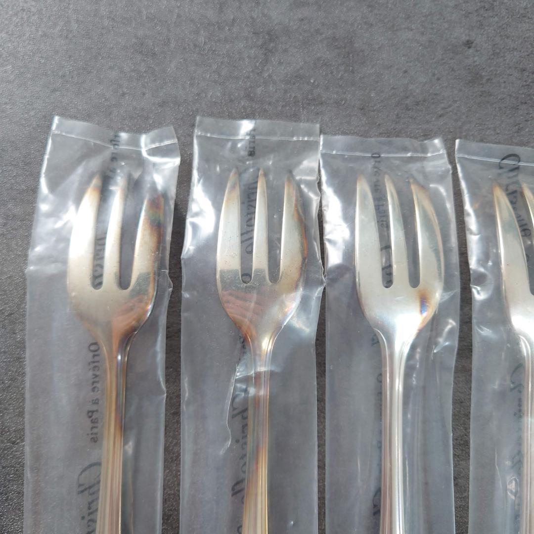 クリストフル ポンパドール ケーキフォーク 未開封 6点