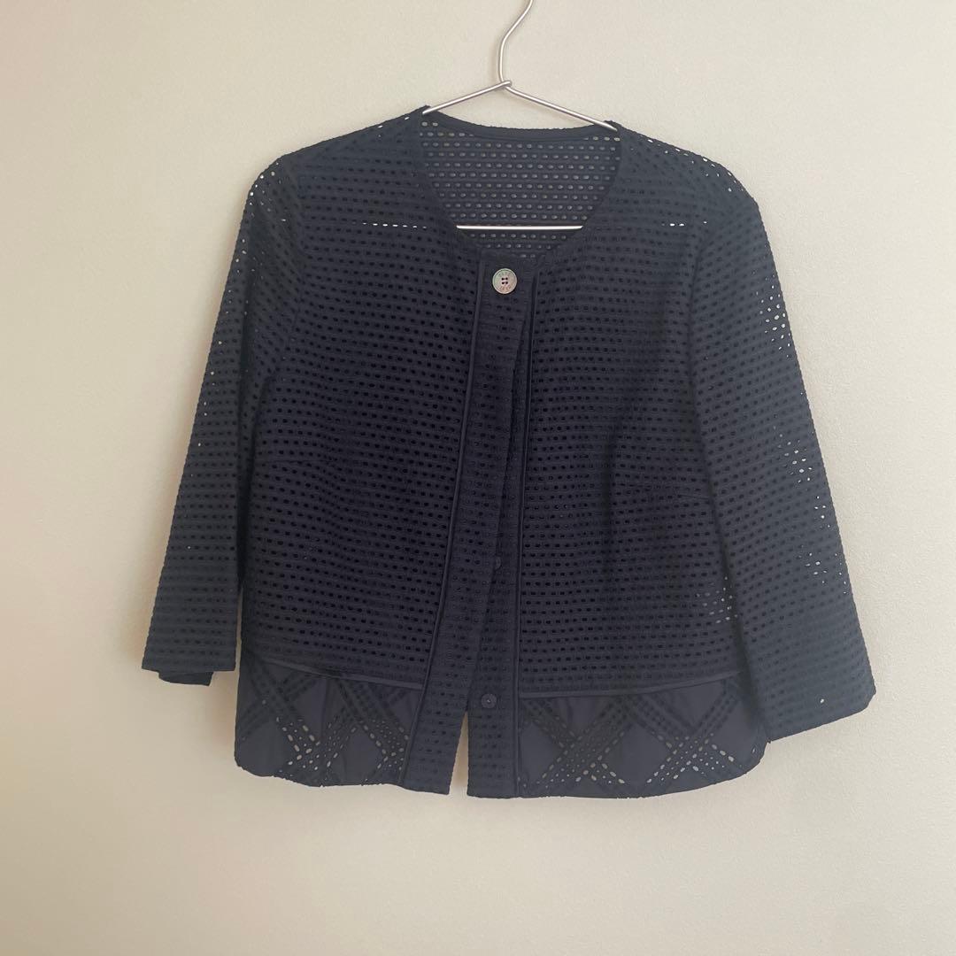 DAKS ネイビー ワンピースとジャケット セット