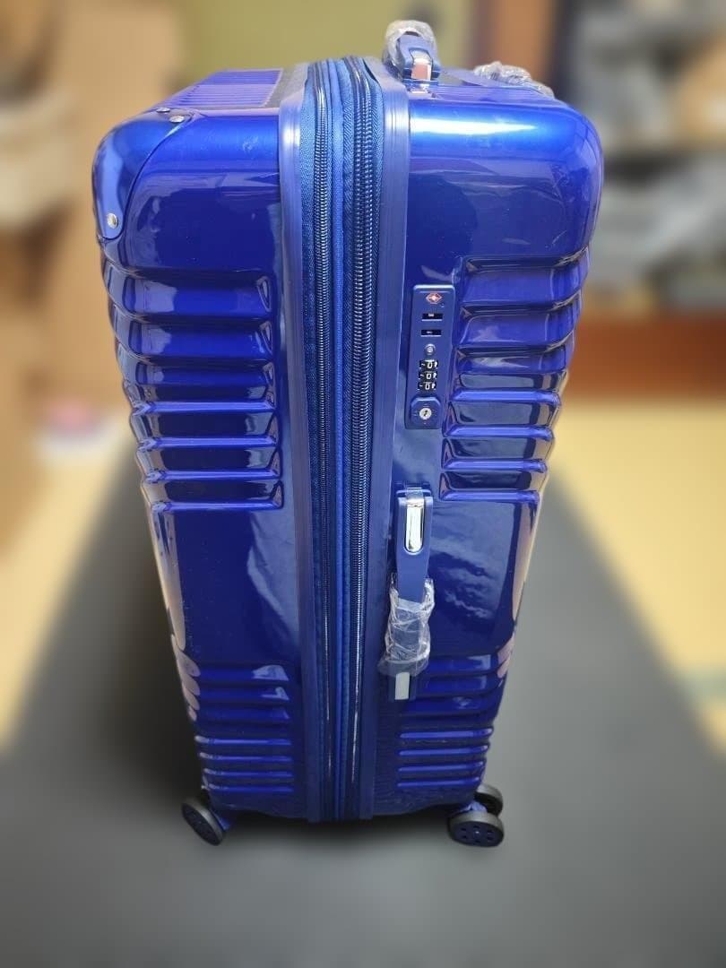 新品 スーツケース 2点セットブラック 拡張機能付き TSAロック搭載