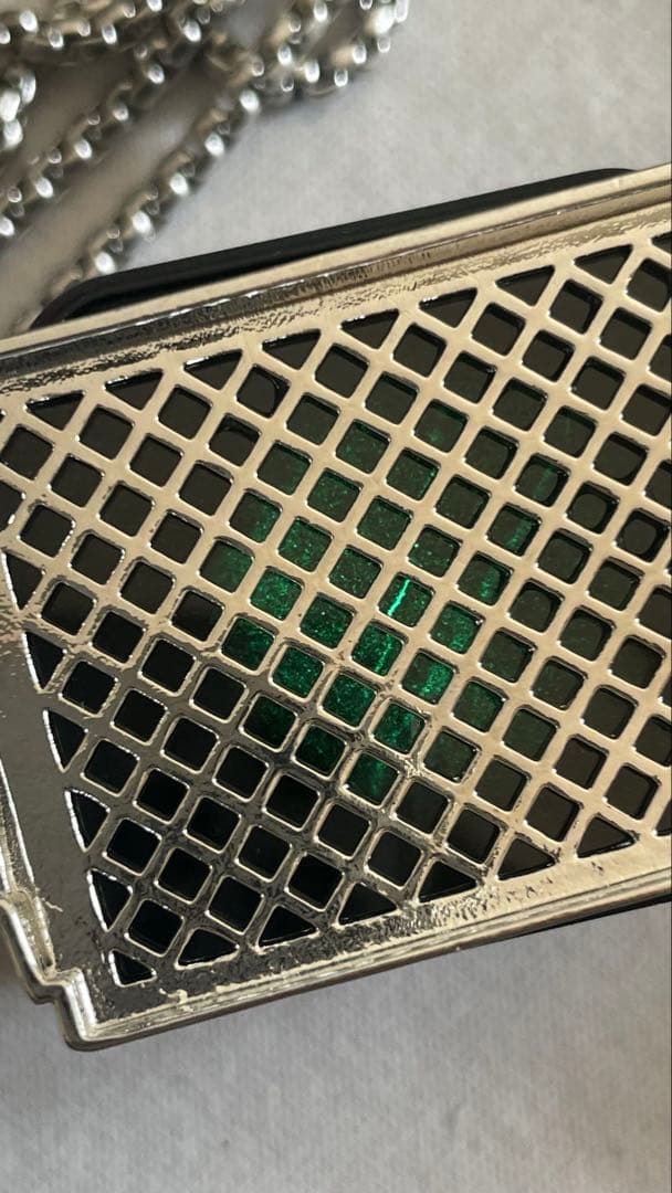 【バレンタインに】天然石 墨翠（黒翡翠）ペンダントネックレス 鑑定書付