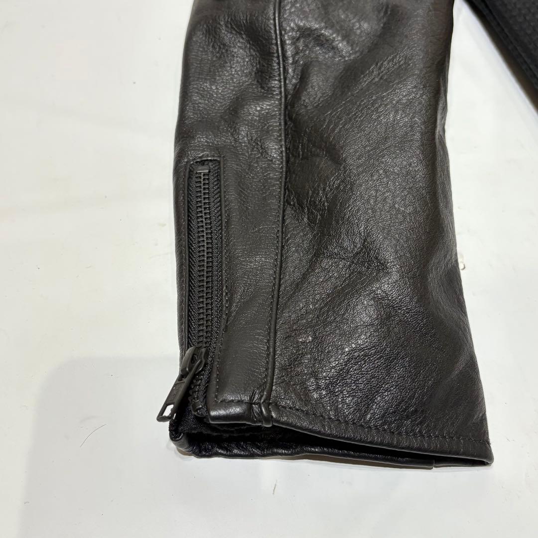 リバーサル レザー ライダース ジャケット Sサイズ