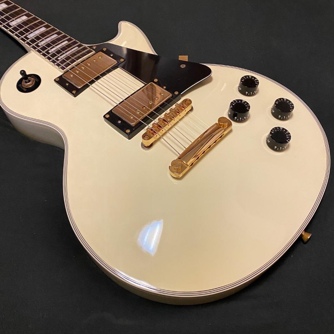 個人工房製 レスポールカスタム仕様 ホワイト ゴールドパーツ ハードケース付
