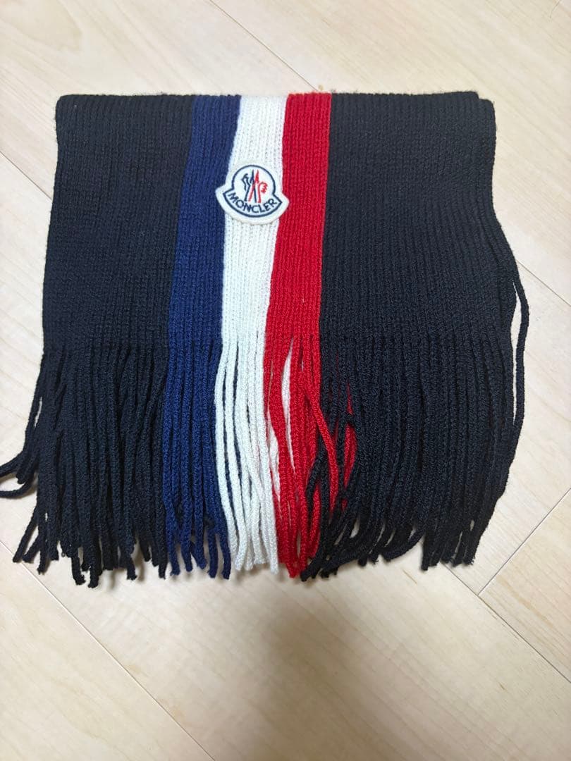 Moncler ストライプマフラー