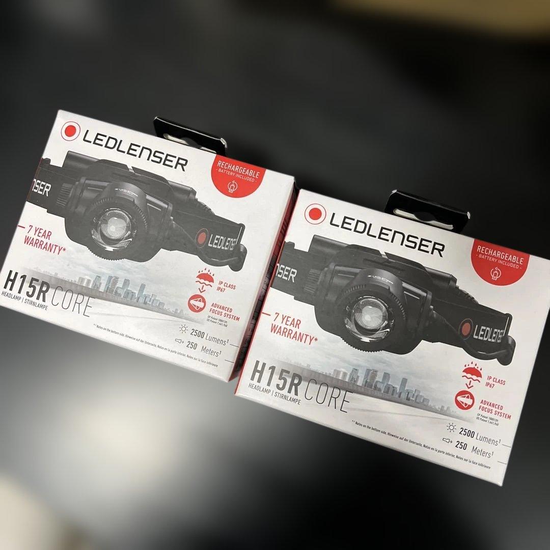 LEDLENSER レッドランザー H15RCORE ヘッドライト 2点
