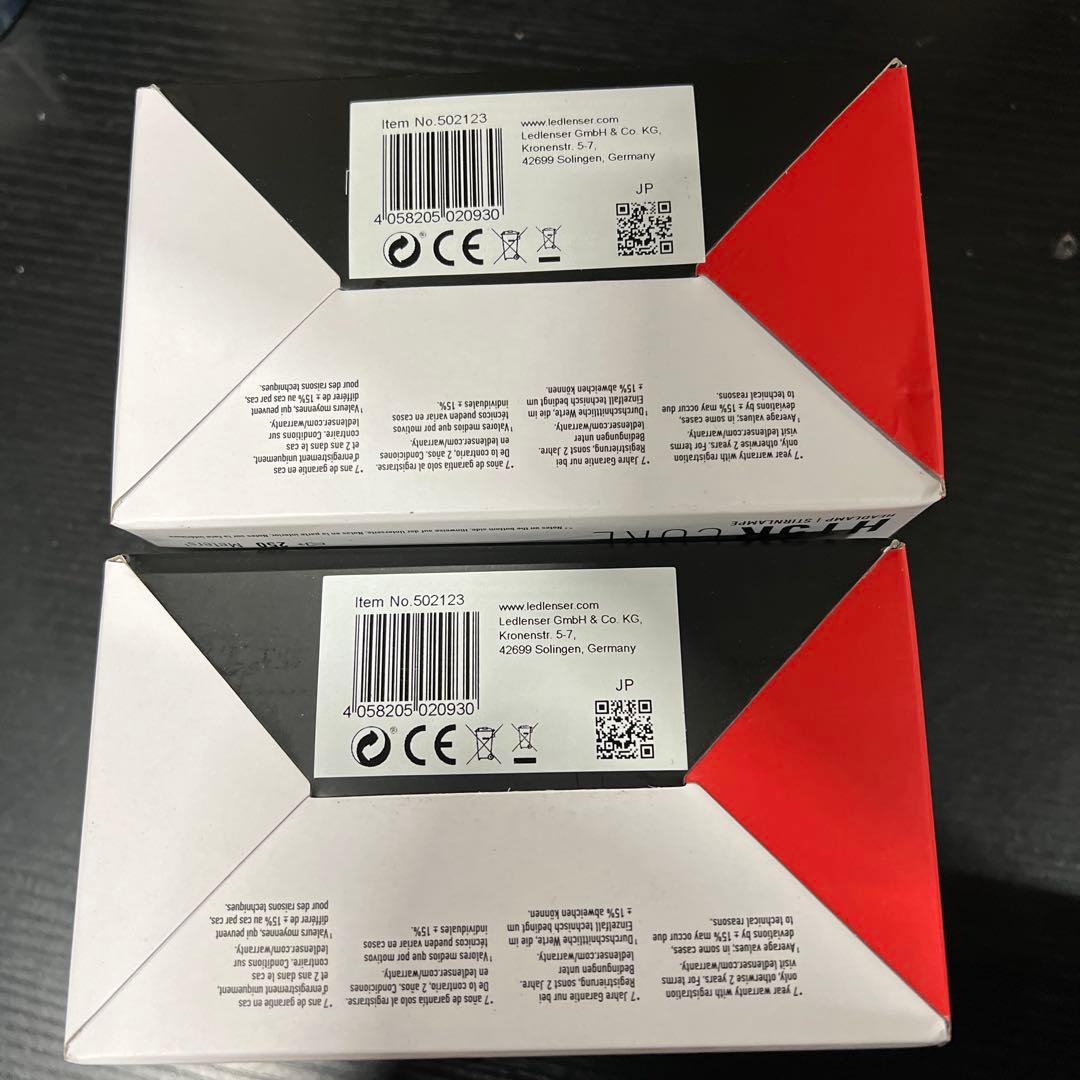 LEDLENSER レッドランザー H15RCORE ヘッドライト 2点