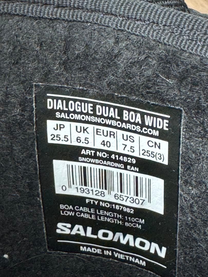 値下げ Salomon Dialogue Dual Boa Wide